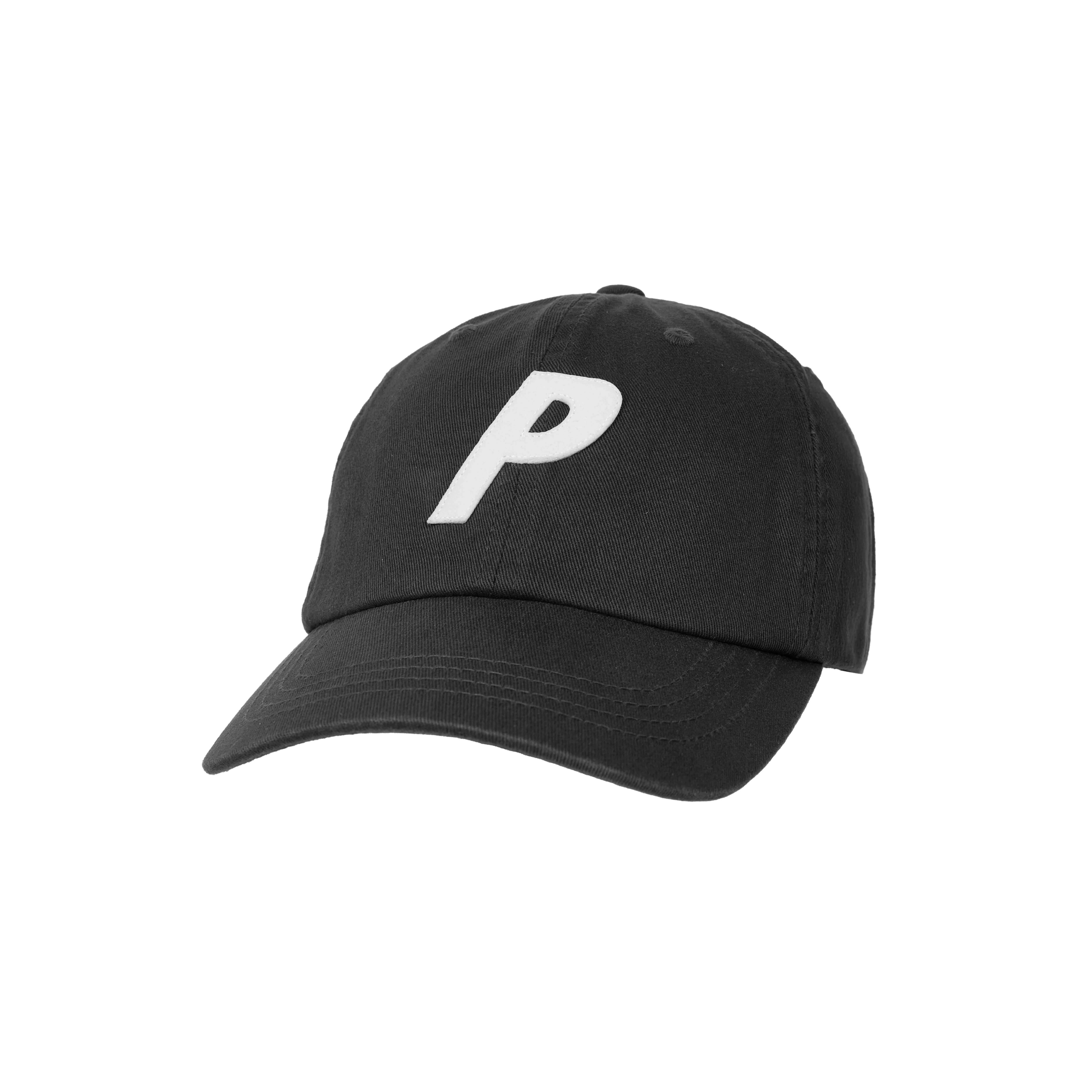 P 6-PANEL BLACK - 1
