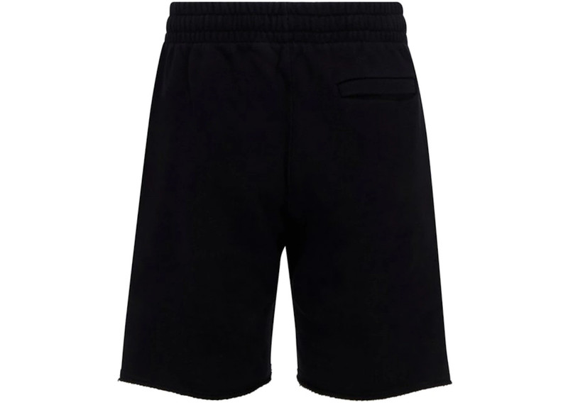 Off-White OFF-WHITE Logo Sweat Shorts Black/White outlook