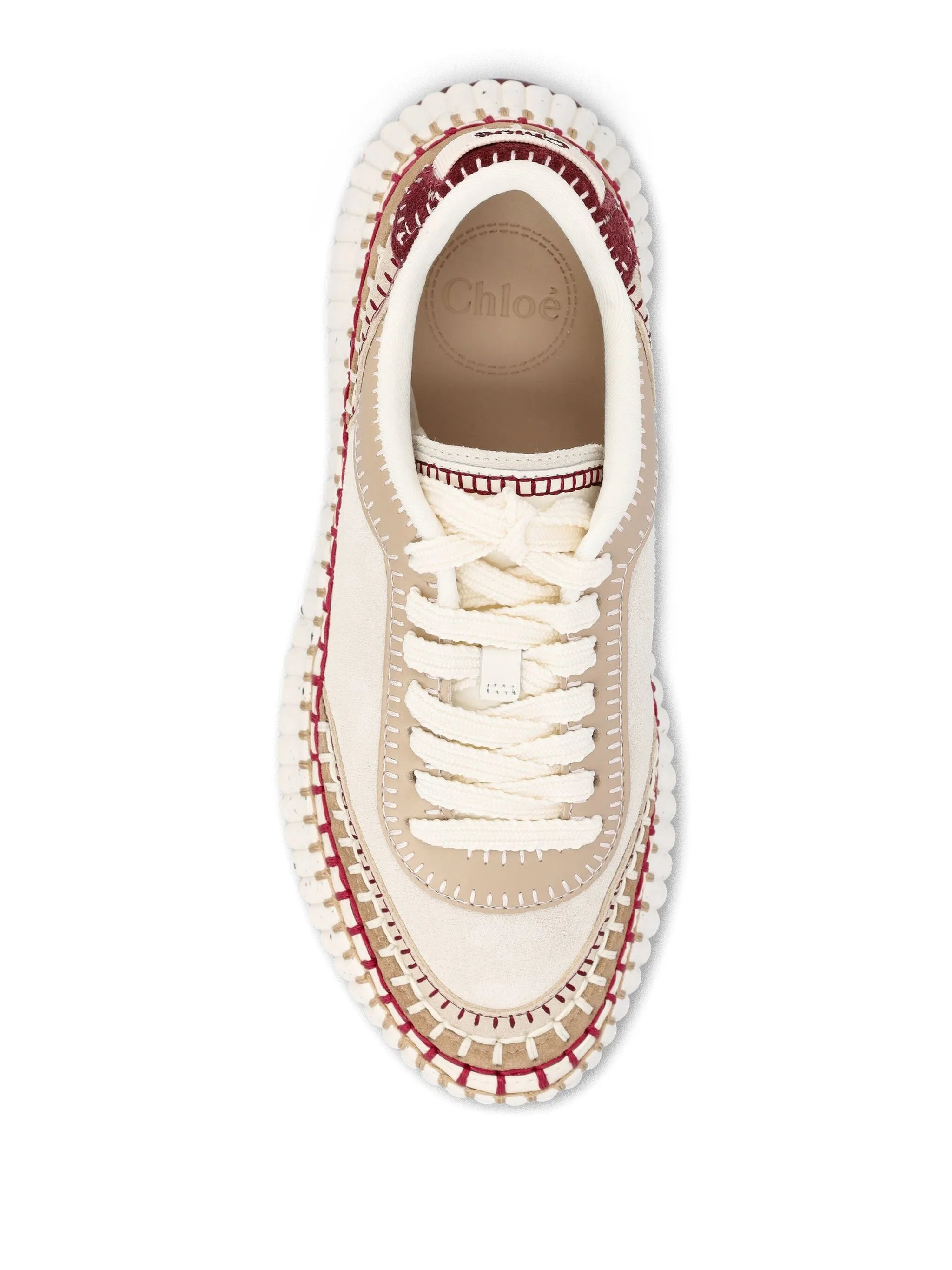 Nama textured-sole lace-up sneakers - 3
