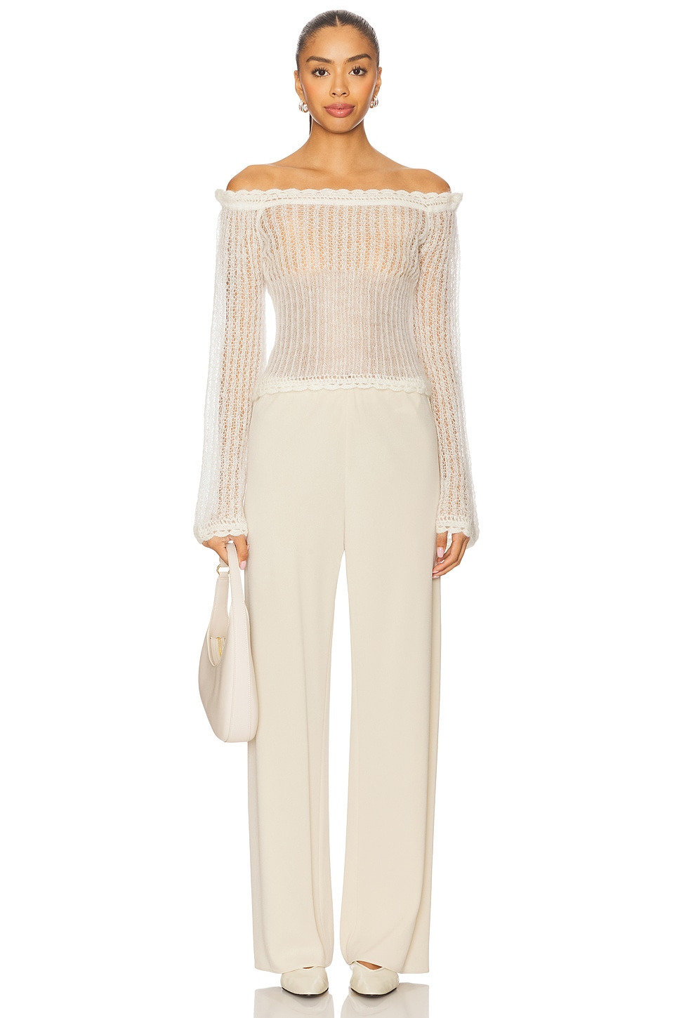 High Waisted Bias Pant - 5