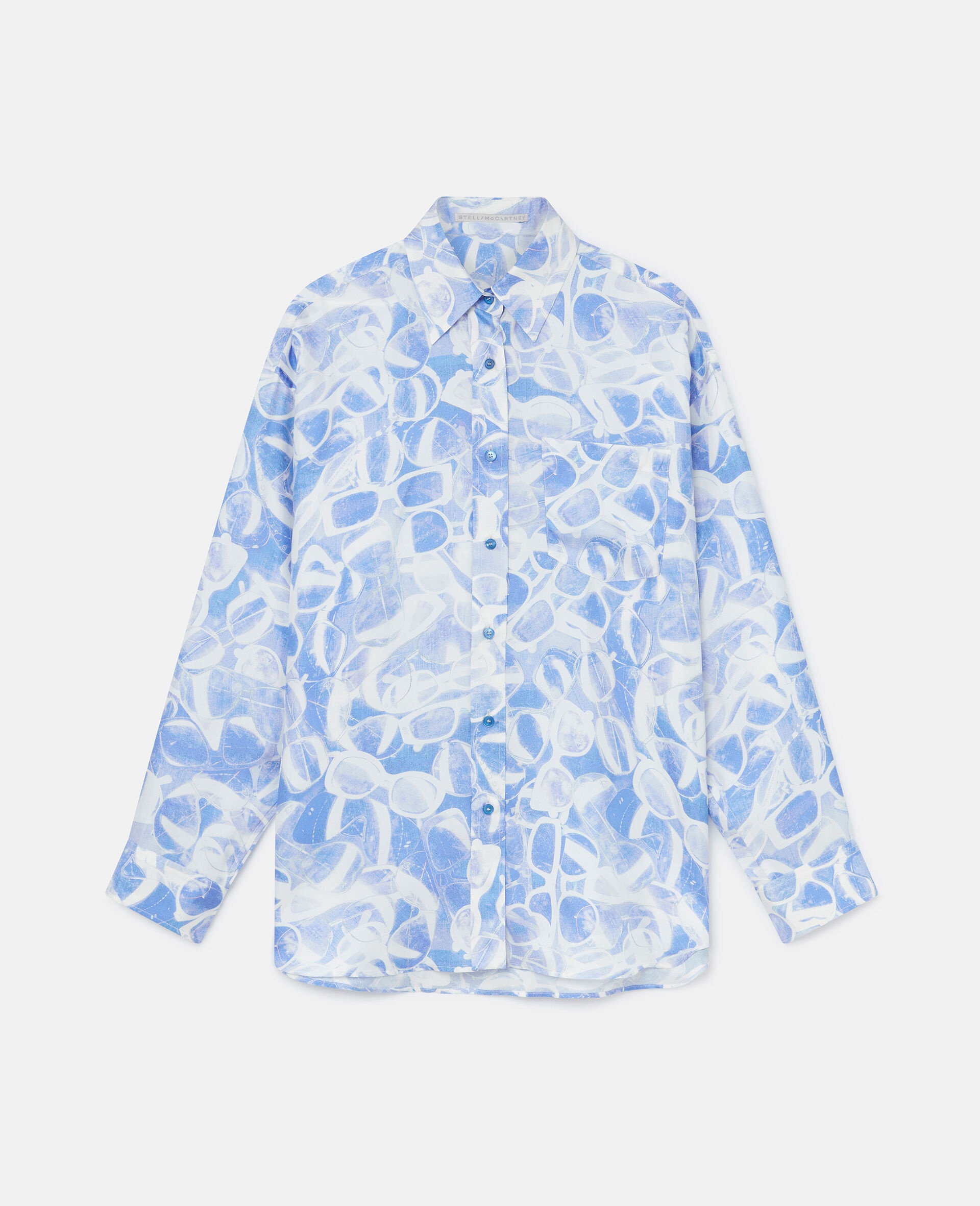 Sunglasses Print Long-Sleeve Shirt - 1