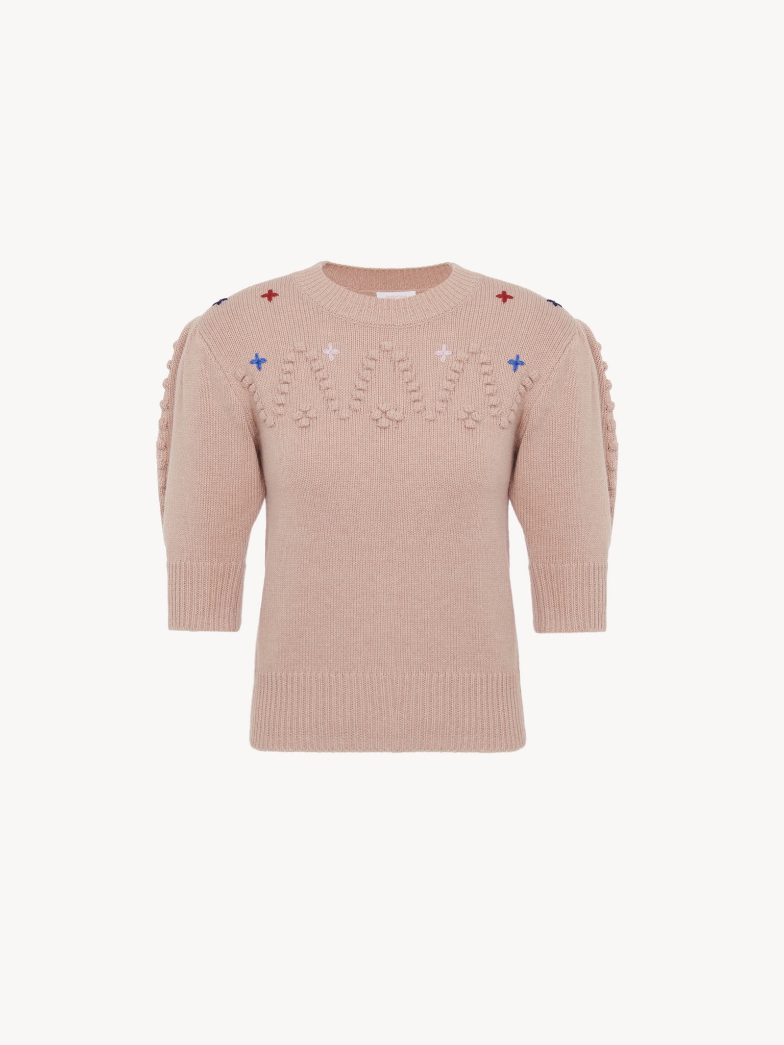 BUBBLE STITCH KNIT TOP - 3