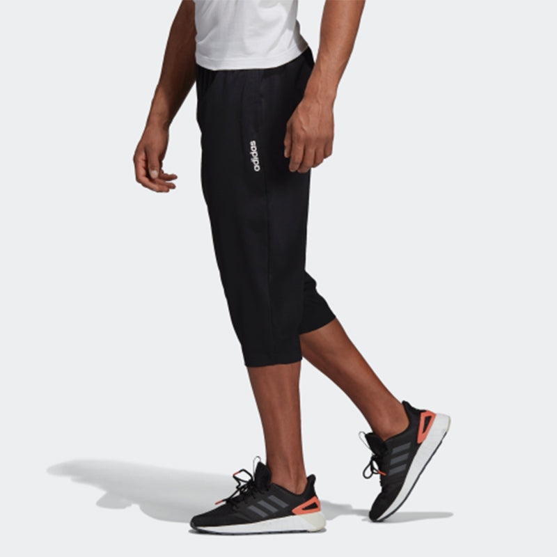 Men's adidas E Pln 3/4 Wvn Woven Cone Training Running Sports Cropped Pants/Trousers Black DQ3107 - 5