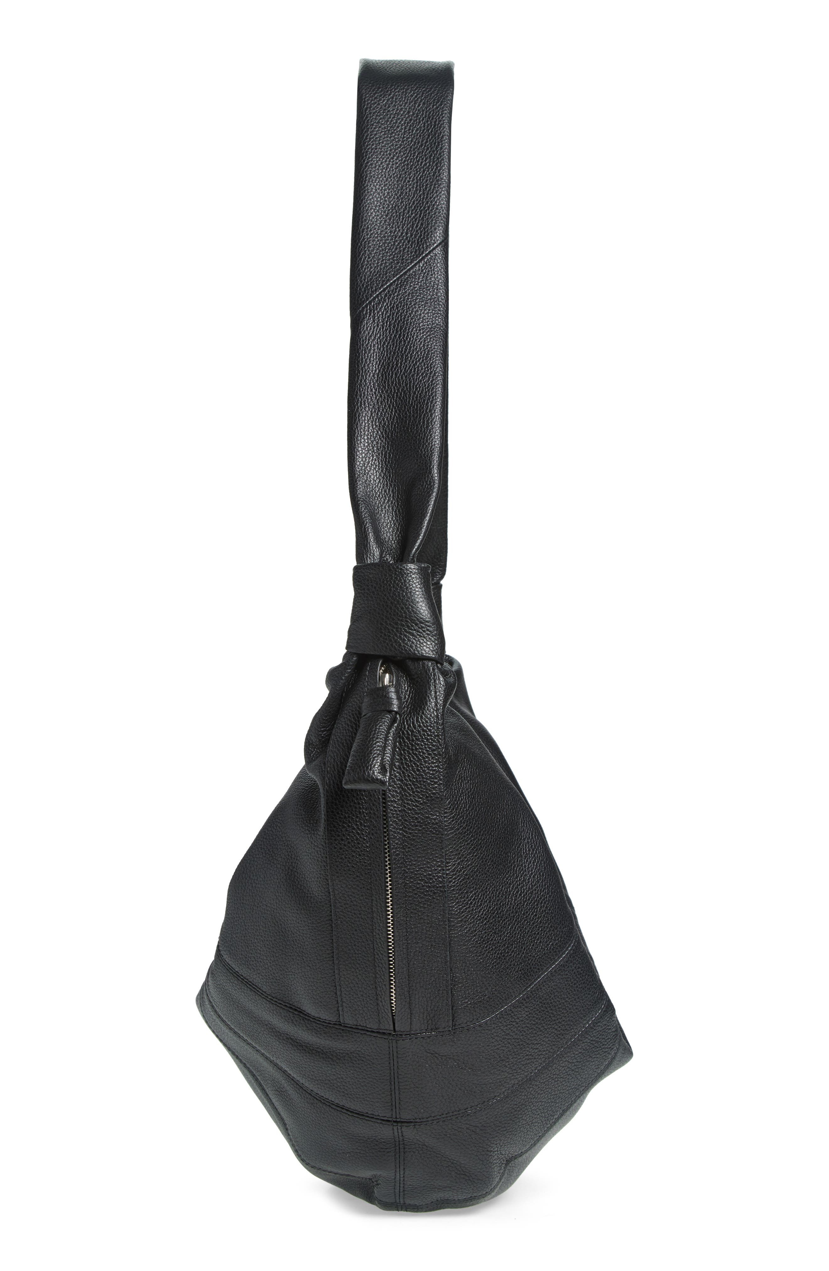 Lemaire Large Croissant Leather Bag in Black at Nordstrom - 5