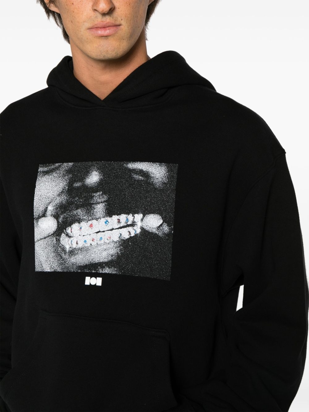 x Kodak Black Grillz photograph-print cotton hoodie - 5