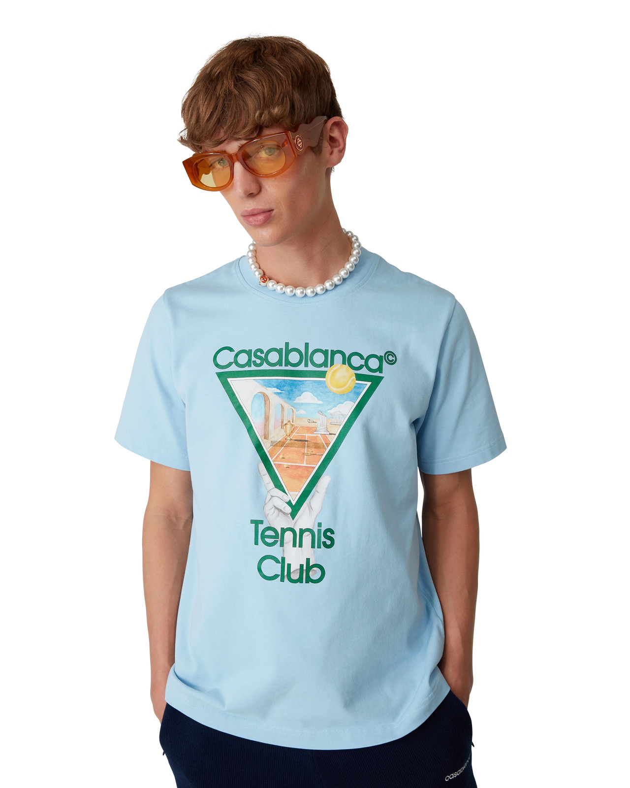 Metaphysical Tennis Icon T-Shirt | Casablanca Paris - 4