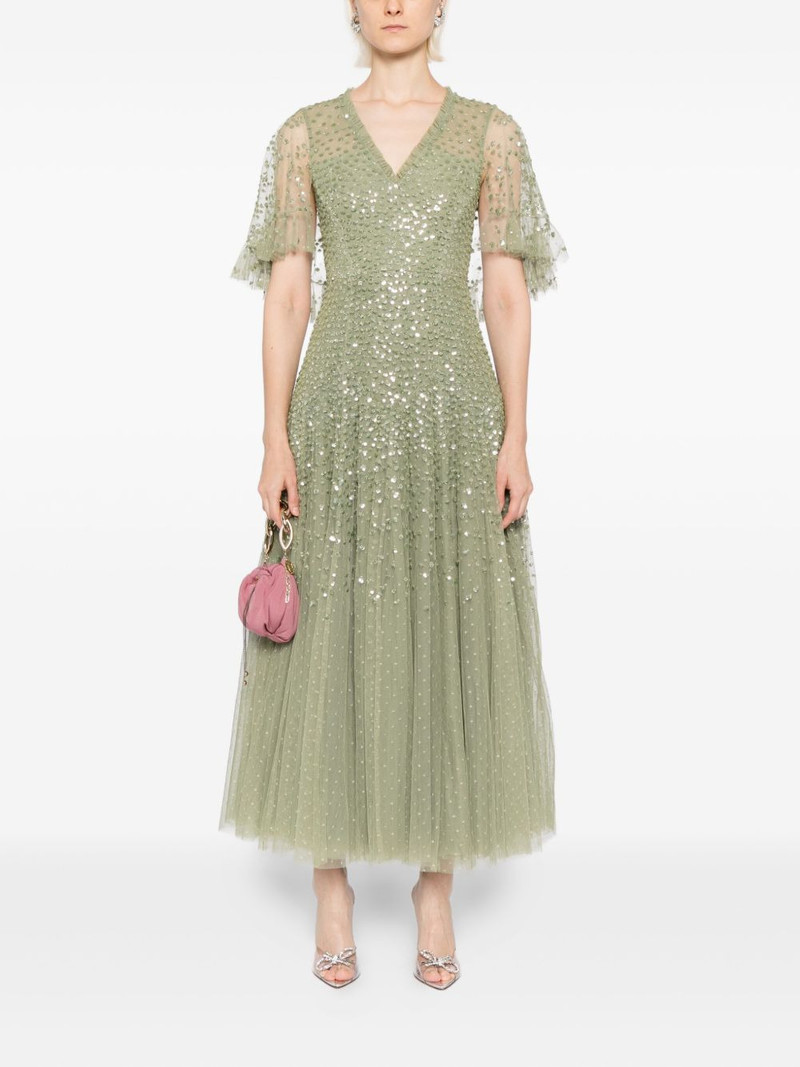 Needle & Thread dappled-sequin dress outlook
