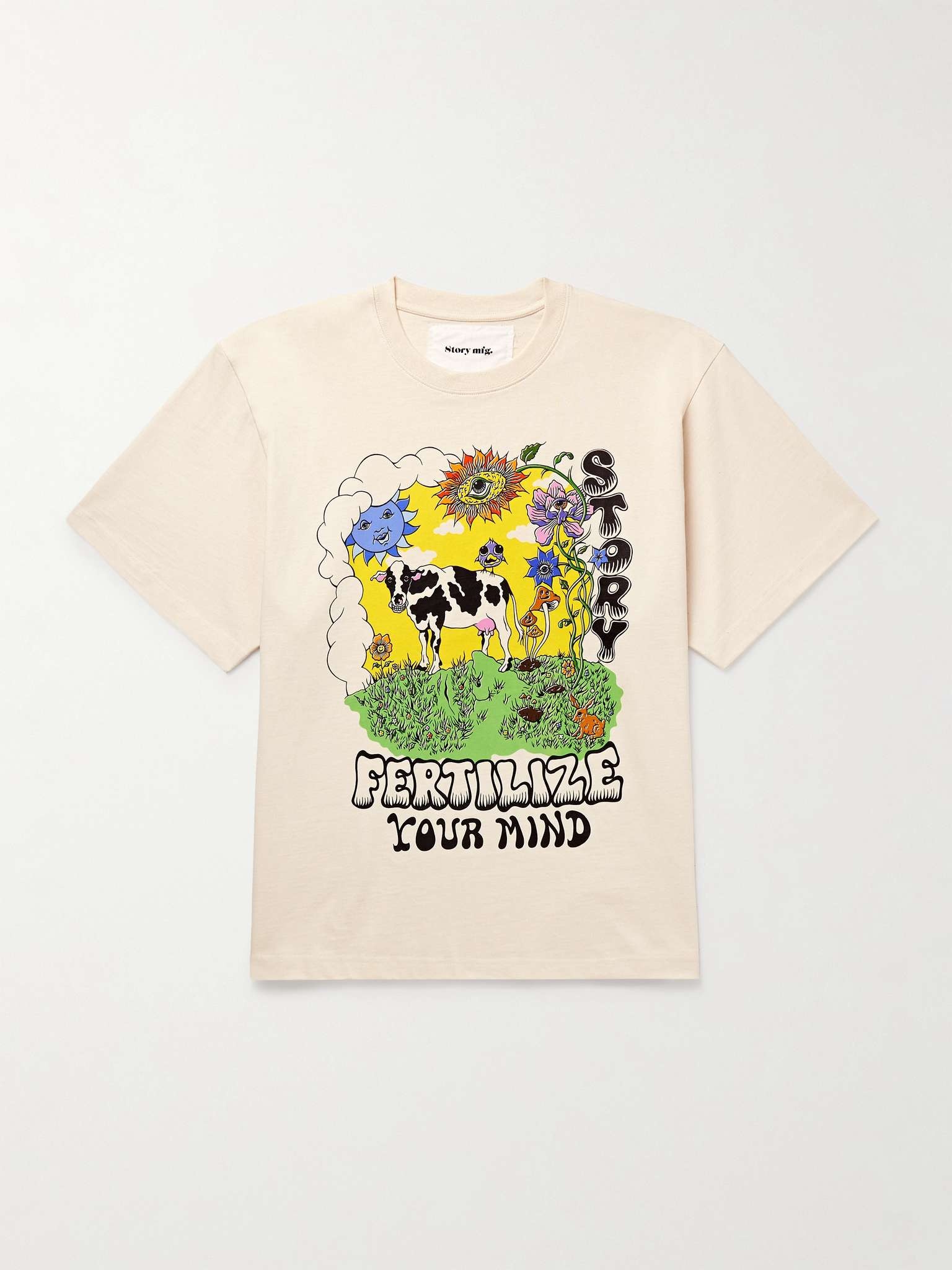 Grateful Logo-Print Organic Cotton-Jersey T-Shirt - 1