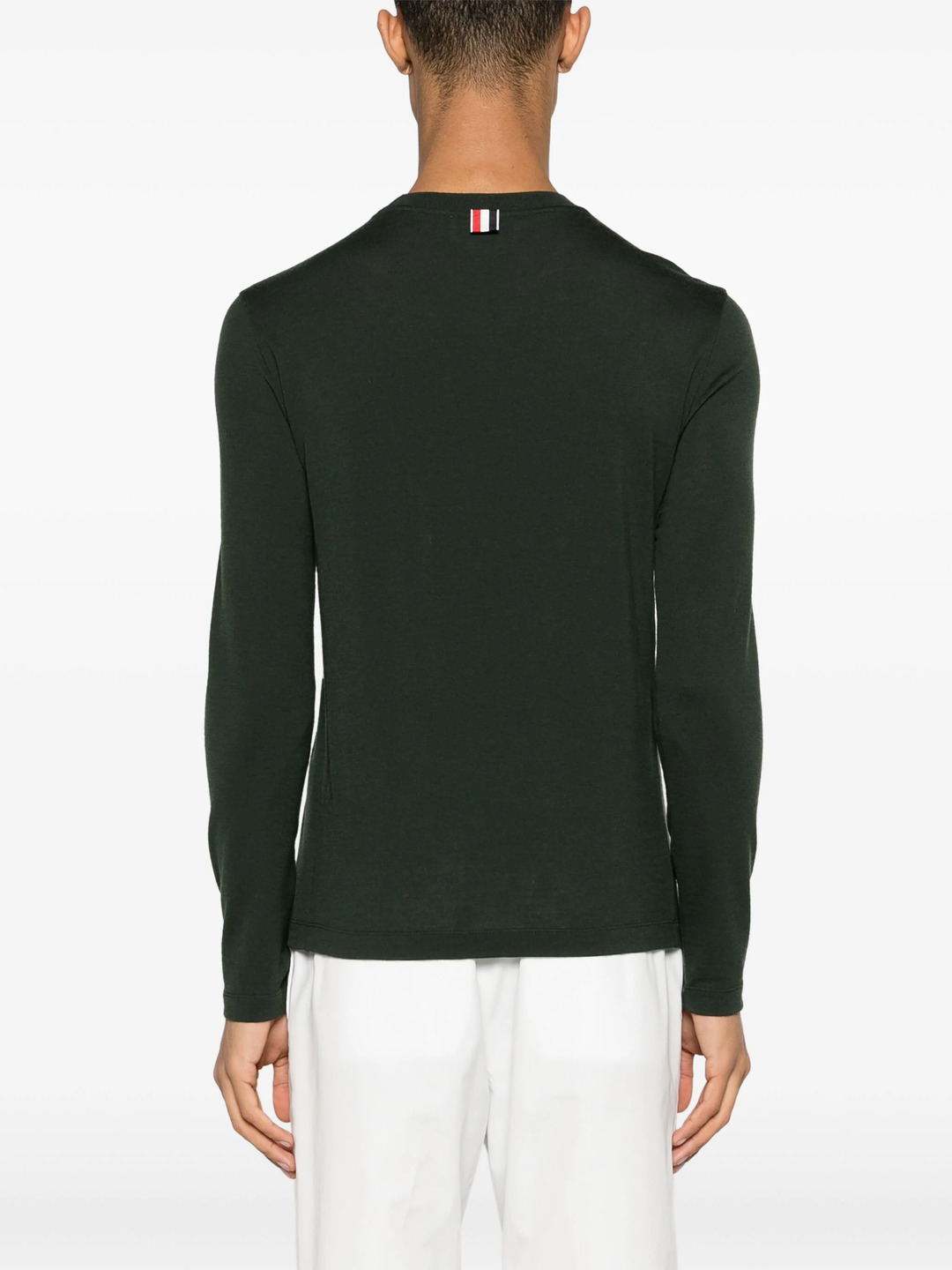 Long Sleeve Tee In Wool Jersey - 4