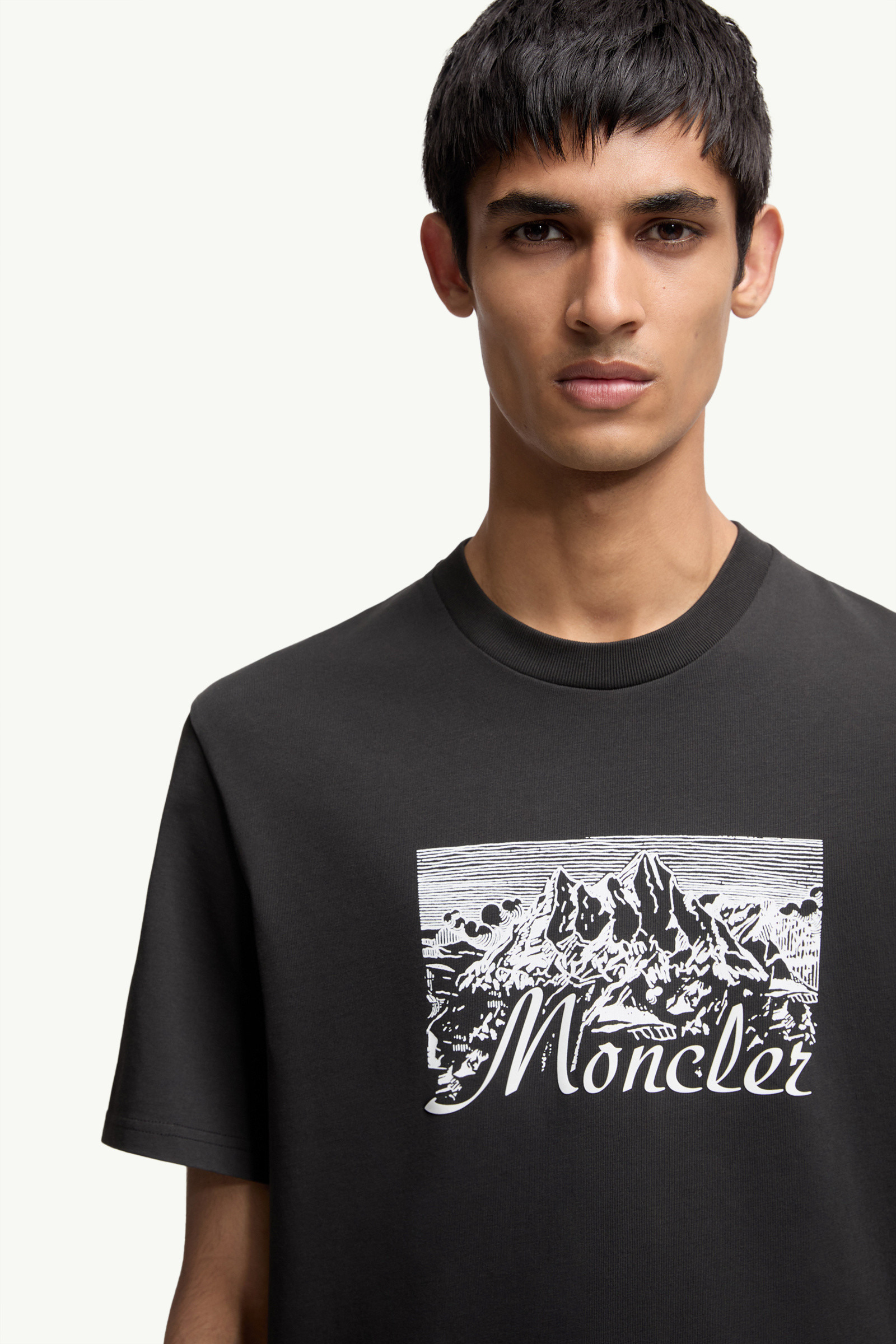 Mountain Logo Cotton T-Shirt - 6