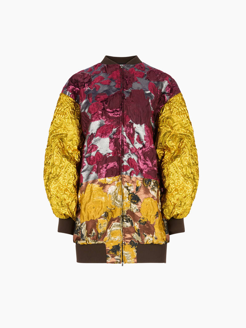 Jacquard Patchwork Bomber 5