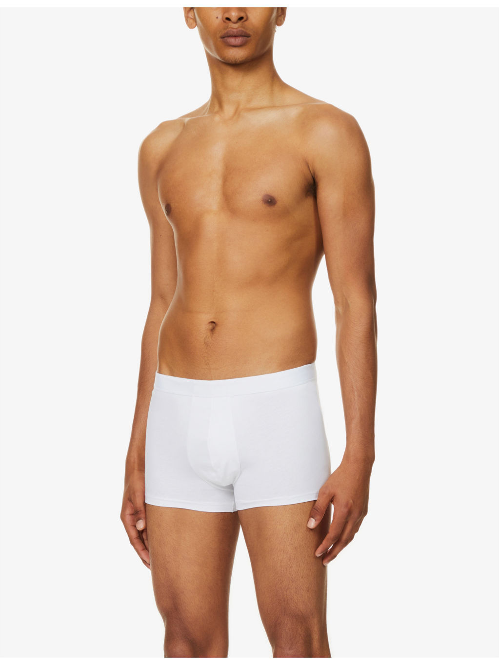 Jack branded-waistband stretch-cotton trunks - 2