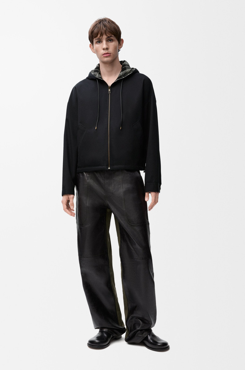 Reversible jacket in cotton and silk 3