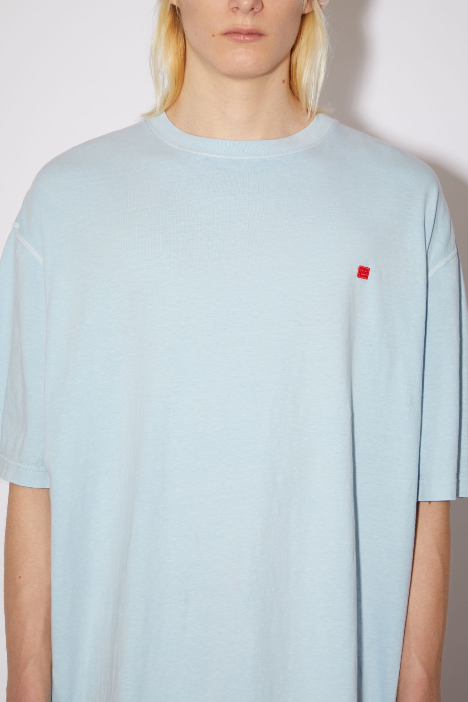 Oversized t-shirt - Powder blue - 5