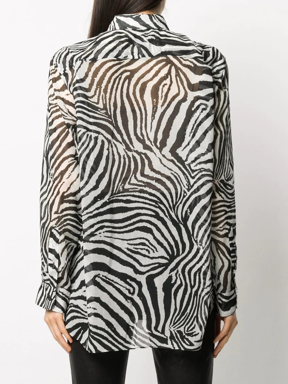 zebra print shirt - 4