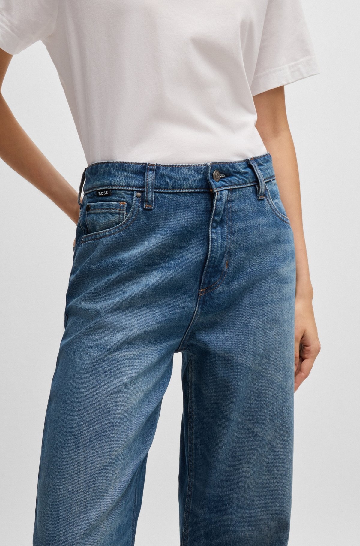 INDIGO JEANS IN DENIM - 5