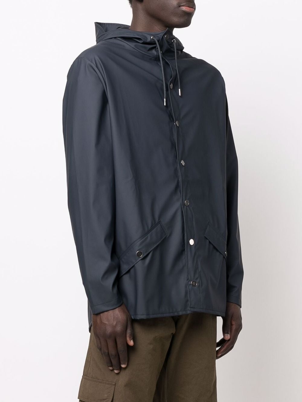 drawstring-hood bomber jacket - 4