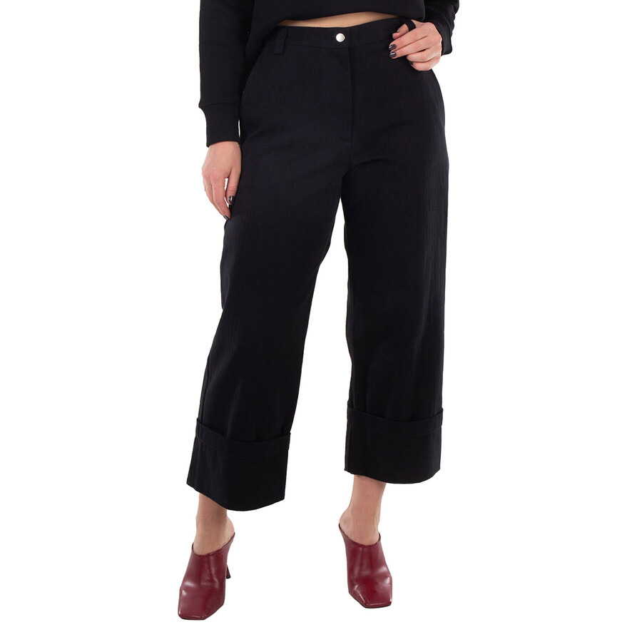 Moncler 1952 Button Detailed Wide Leg Trousers - 3