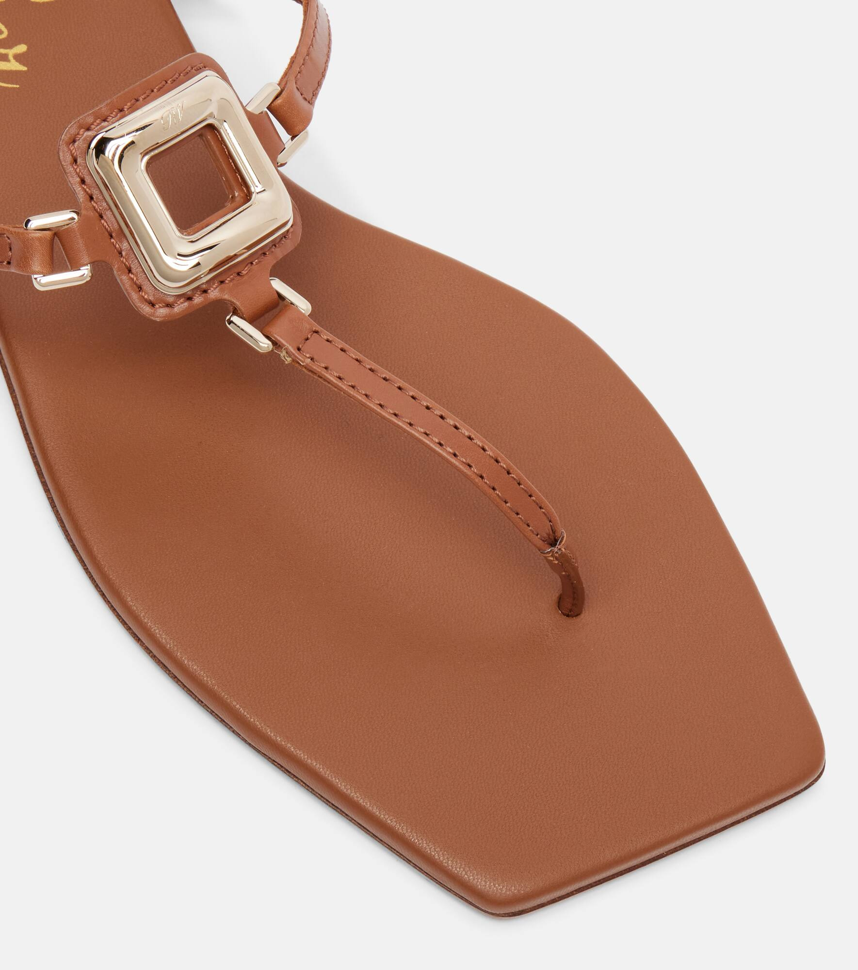Viv' By The Sea leather thong sandals - 5
