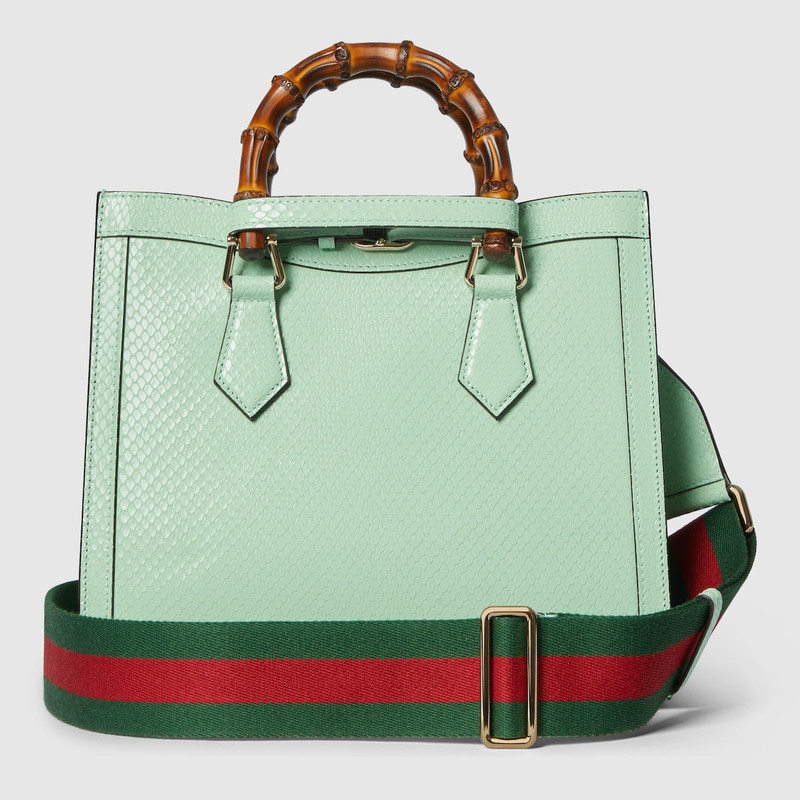 Gucci Diana small python tote bag 7