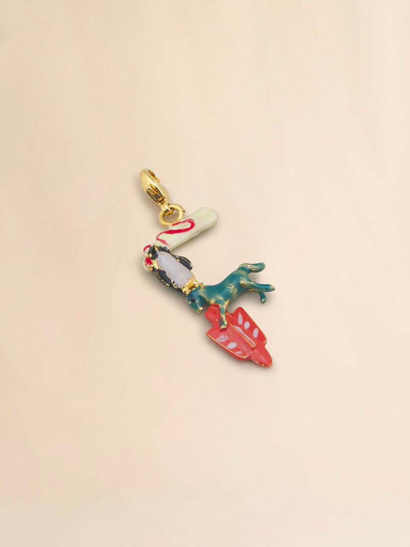 MARNI ALPHABET "F" CHARM - 3
