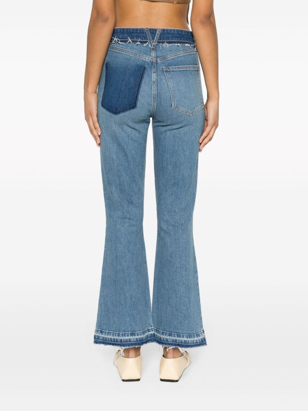 Carson high-rise flared jeans - 4