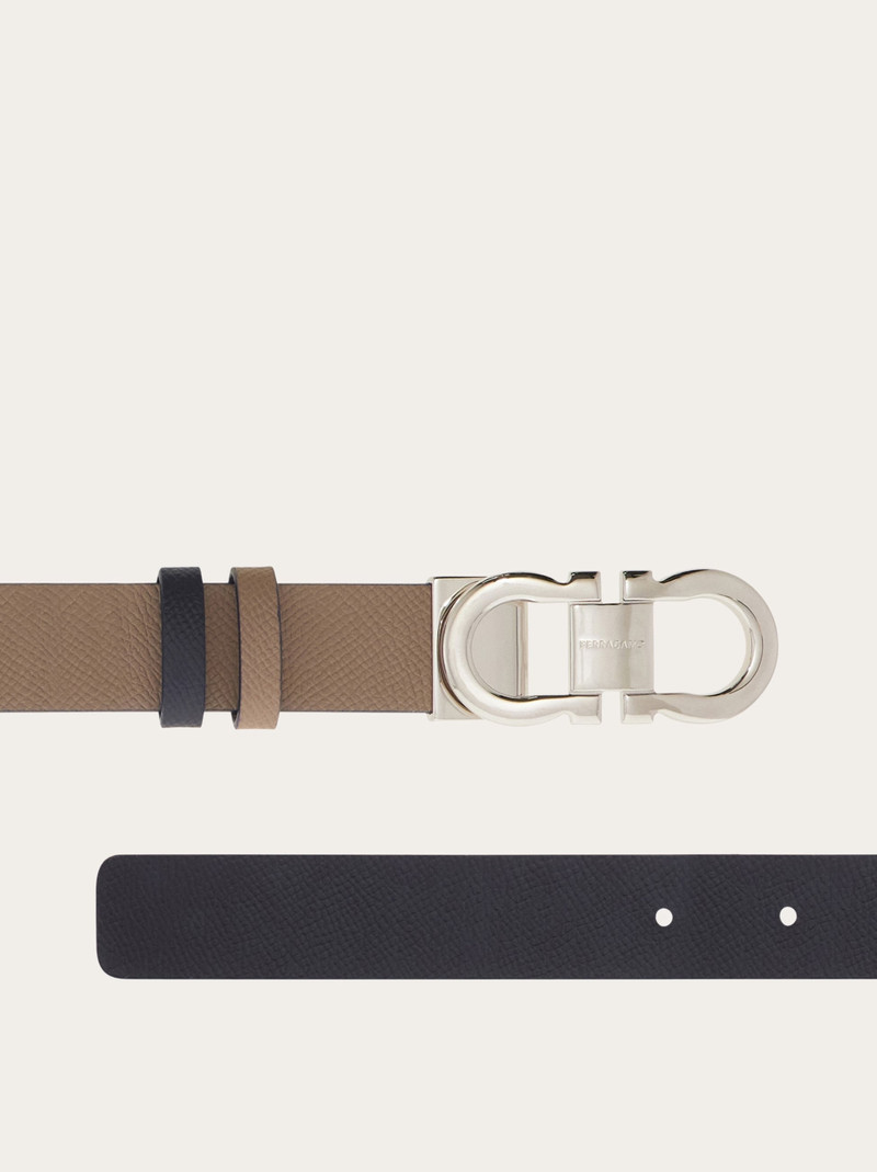 FERRAGAMO Gancini reversible and adjustable belt outlook