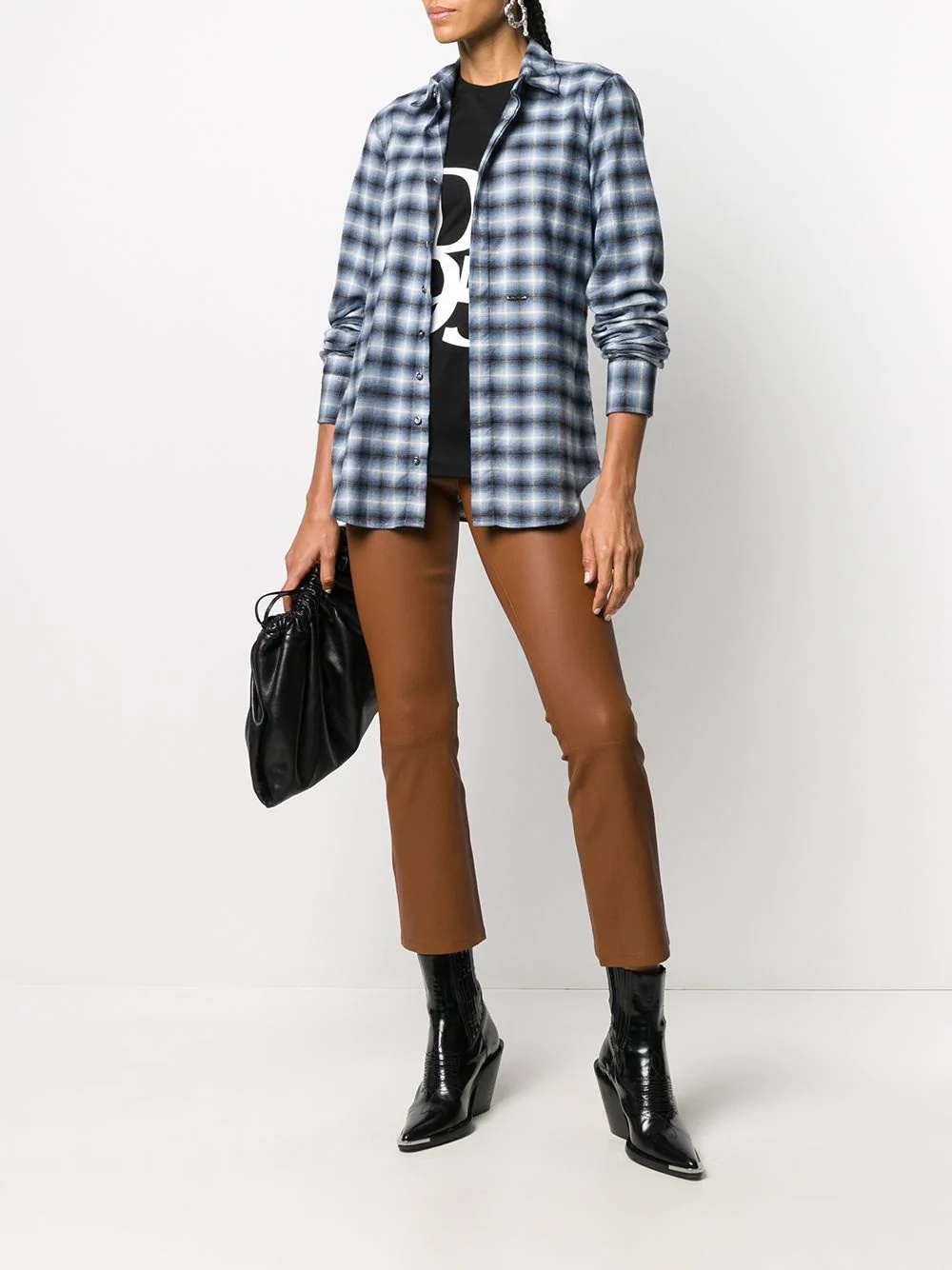 checked shirt - 2