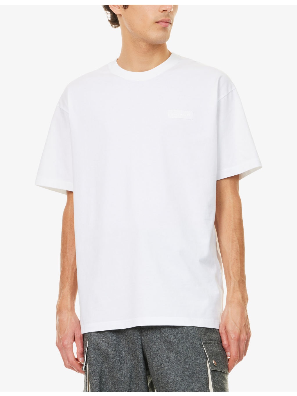 Embroidered Brand-Patch  Regular-Fit Cotton T-Shirt - 3