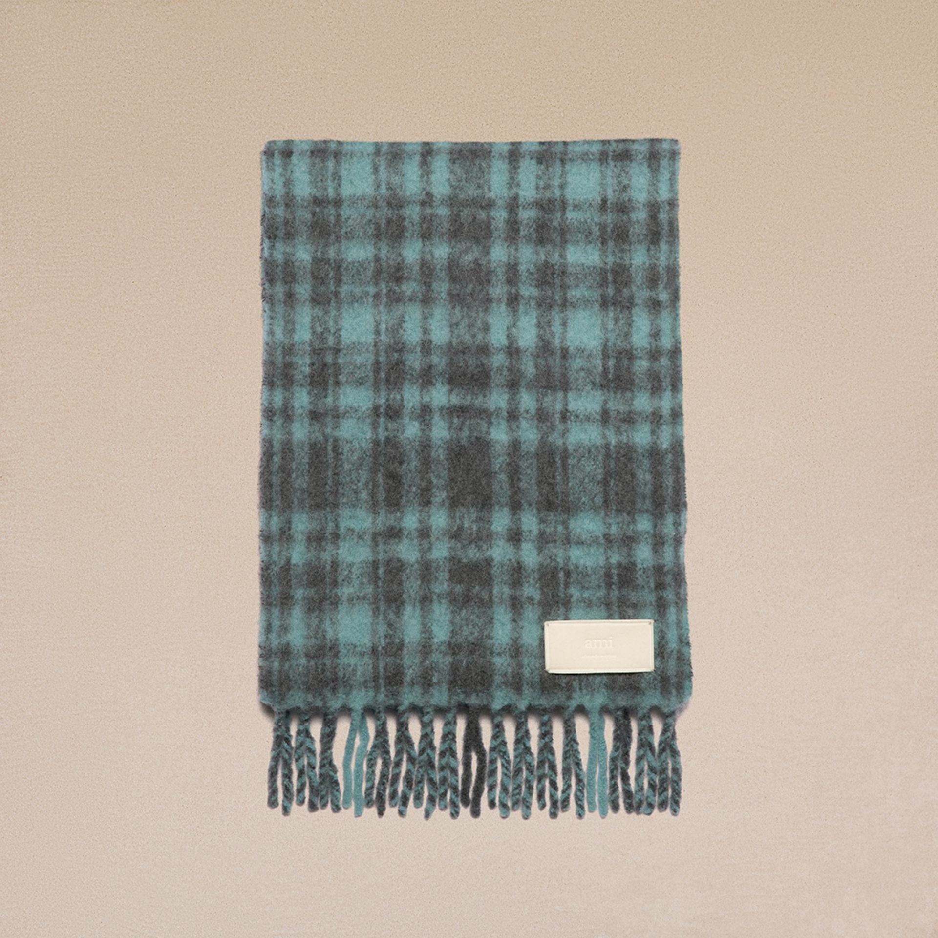 Oversize Checkered Ami Scarf 1
