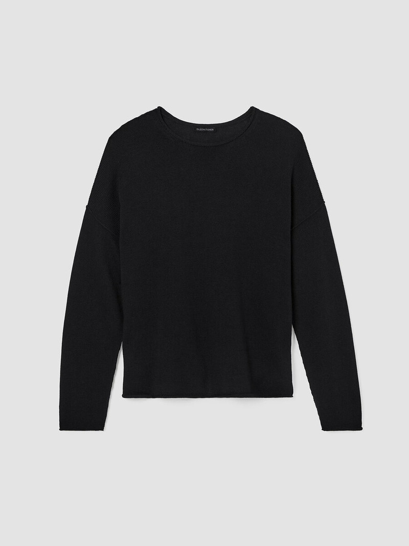 Peruvian Cotton Blend Crew Neck Top 1