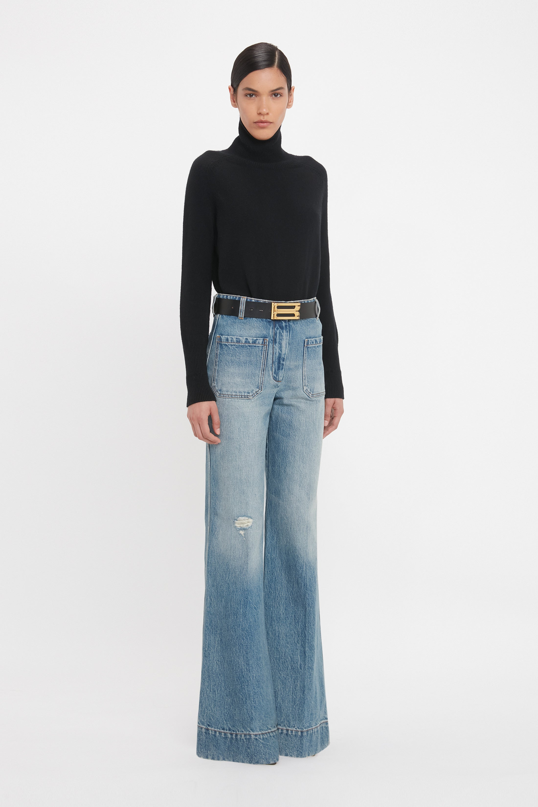 Alina Jean In Worn Blue Wash - 3