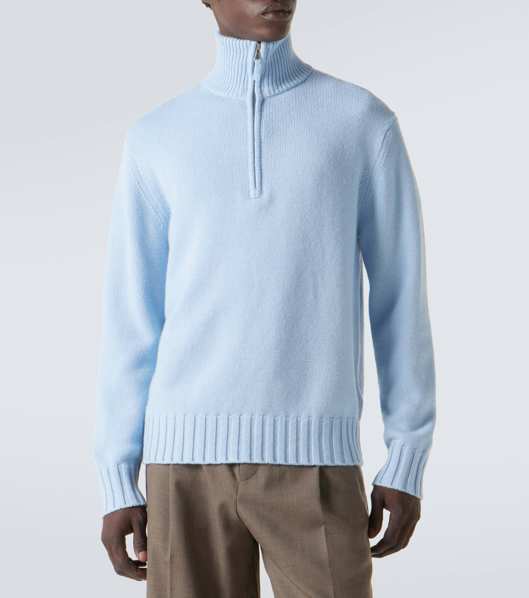 Cashmere half-zip sweater - 3