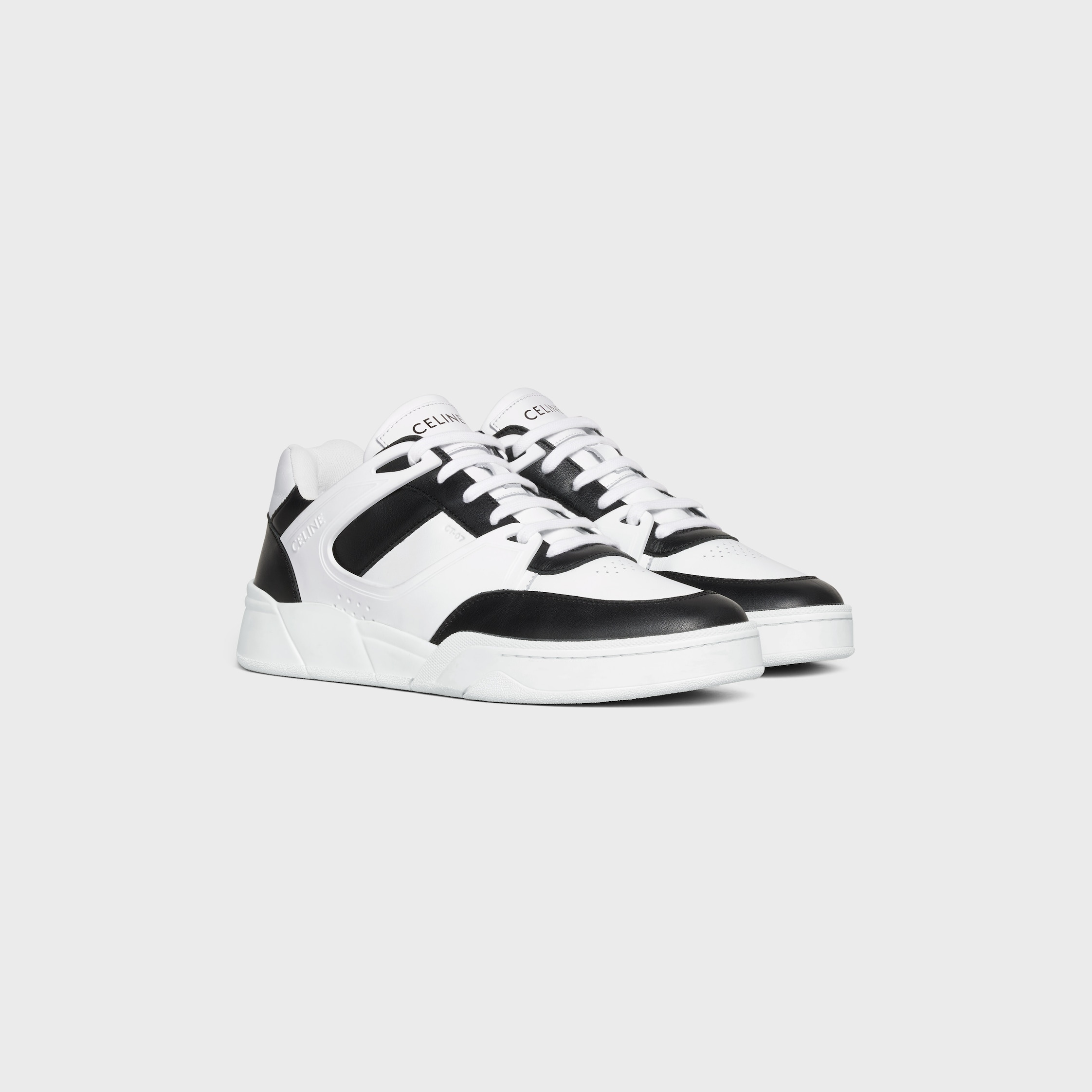 CELINE TRAINER CR-07 LOW LACE-UP SNEAKER in CALFSKIN - 2