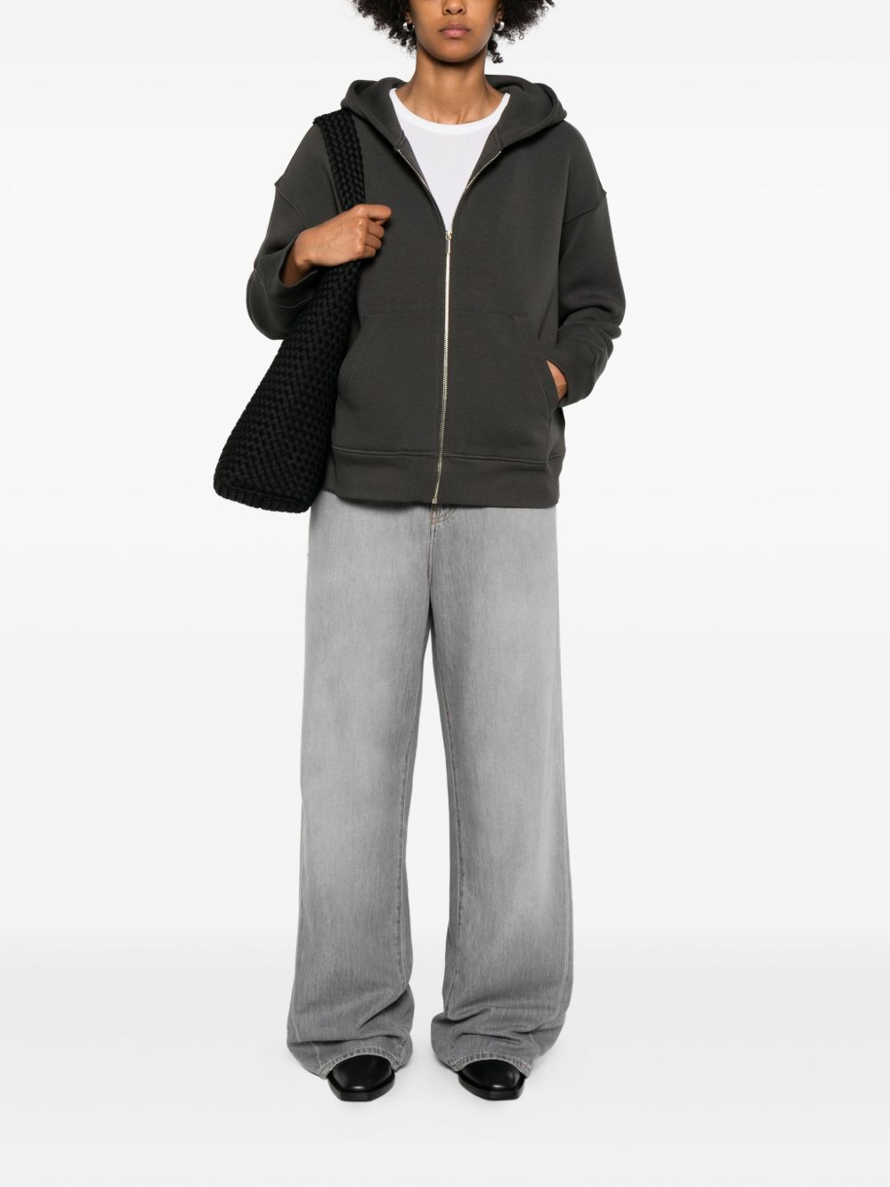 zip-up hoodie - 2