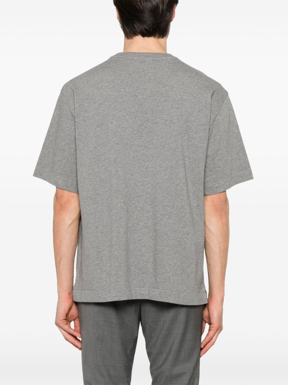 logo-embroidered T-shirt - 3