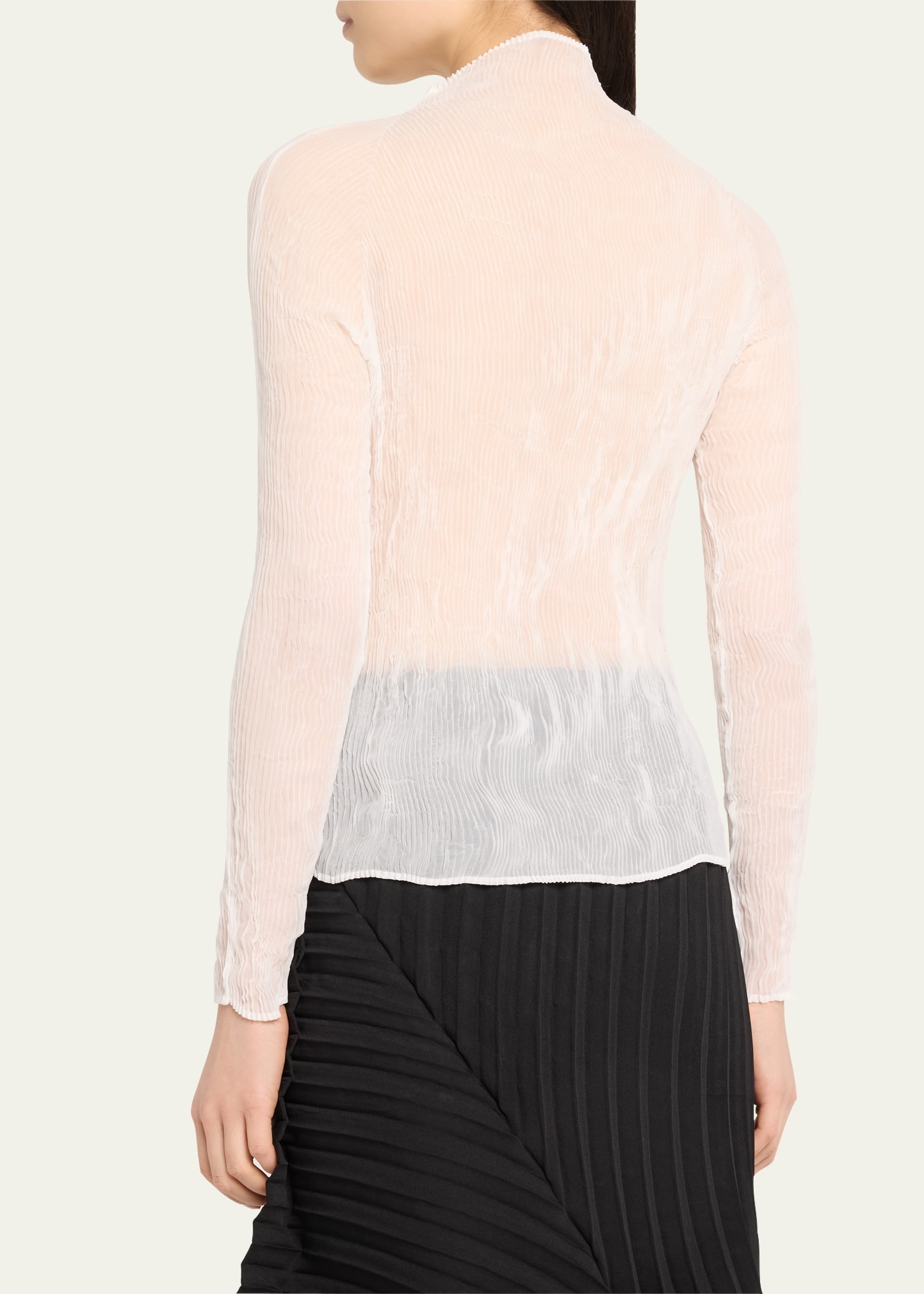 Chiffon Twist-38 Sheer Top - 3