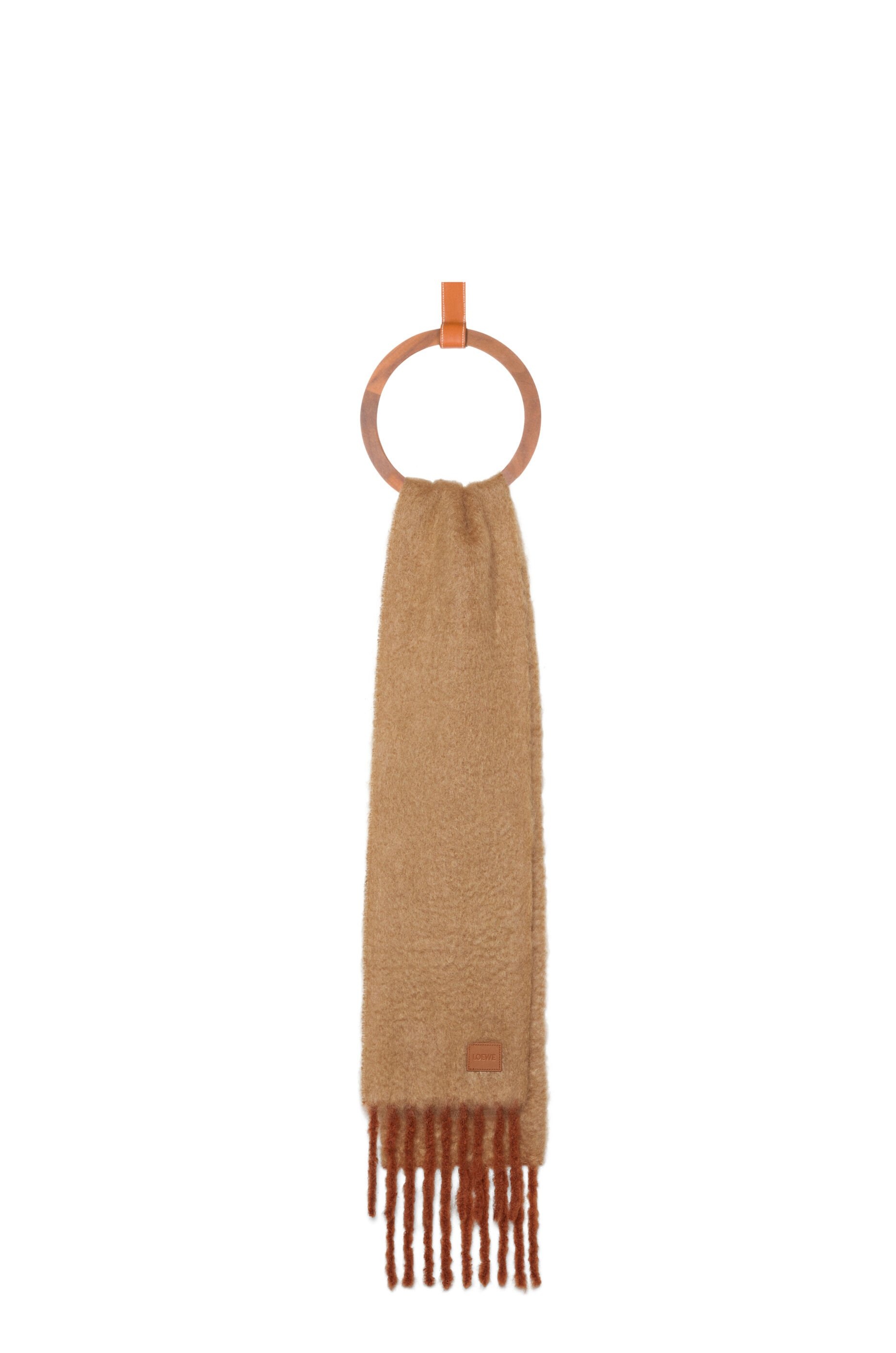LOEWE｜ (Scarf in mohair and wool blend (FSA6SS1X06 2215 Loewe Scarf in Mohair and Wool - LABELS