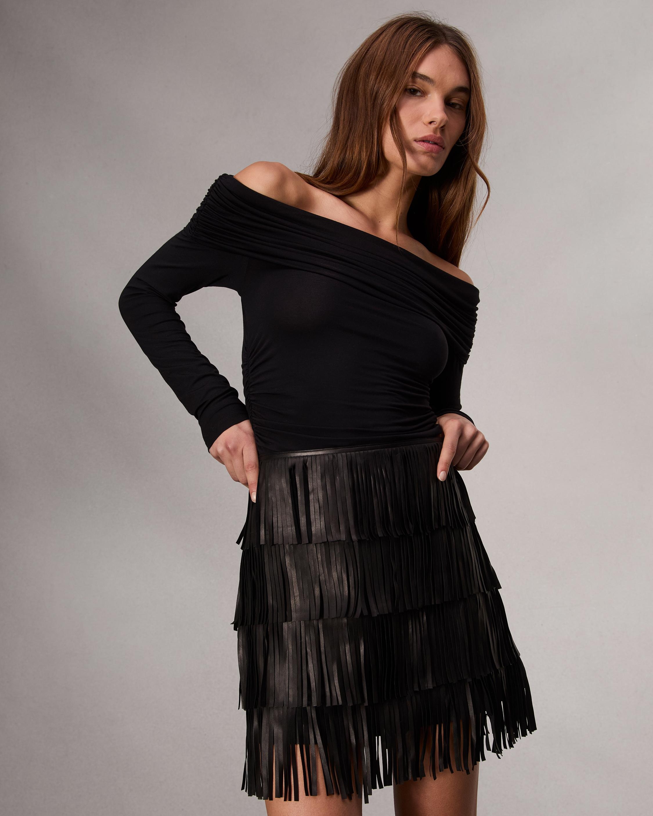 Britney Leather Skirt - 7