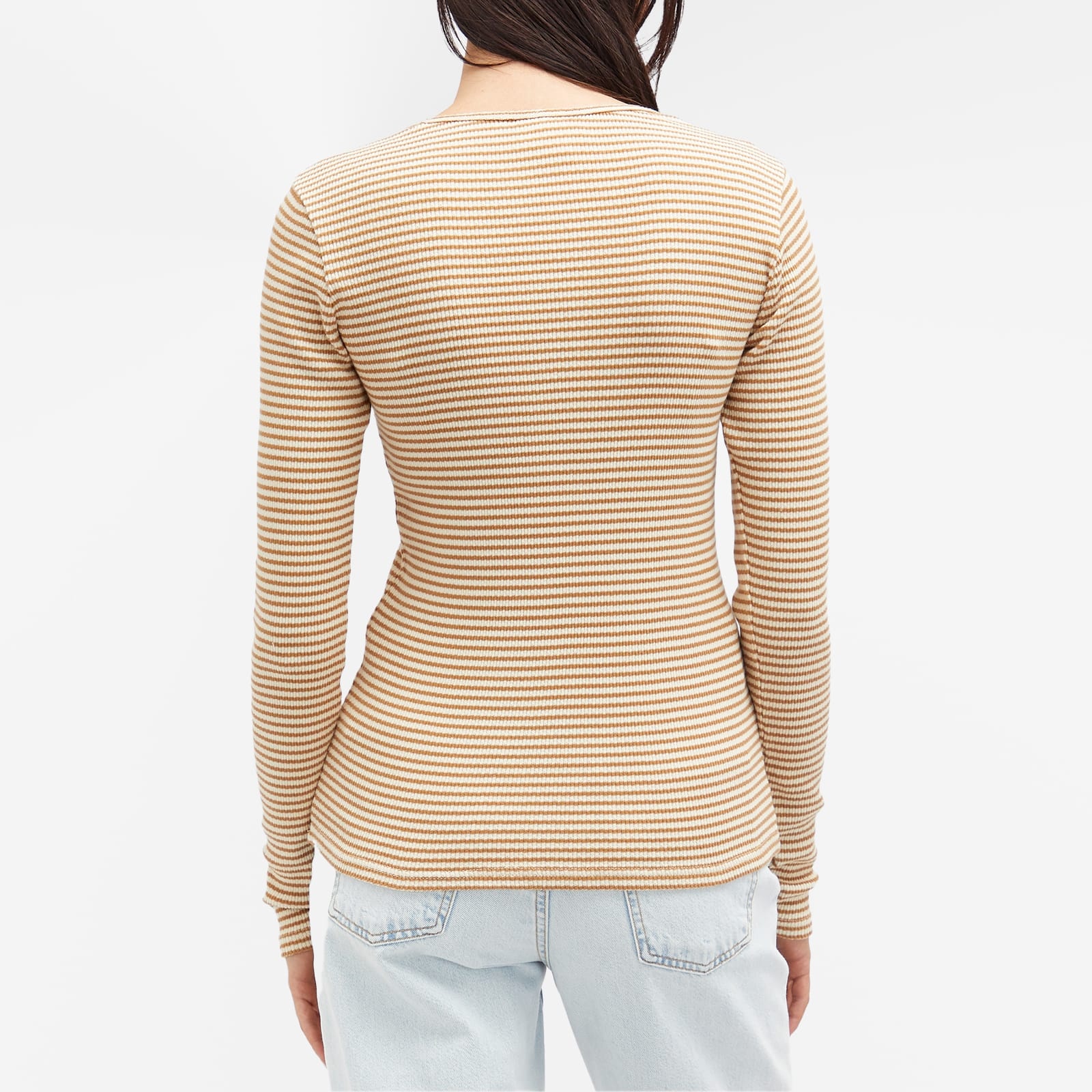 Nudie Jeans Co Striped Rib Top - 3