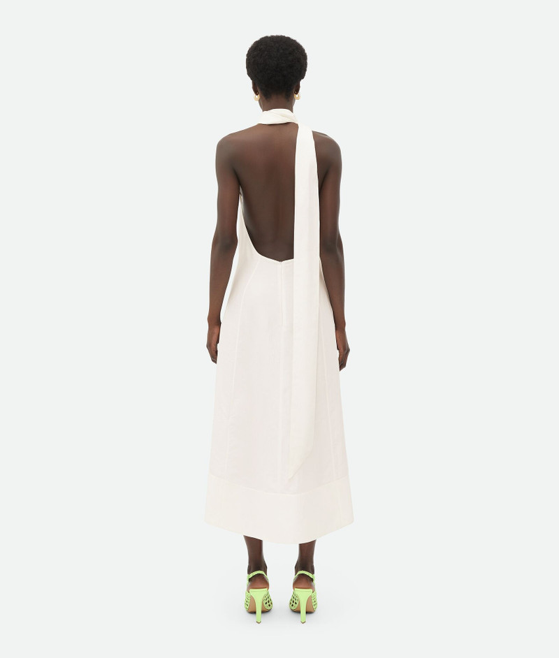 Bottega Veneta Viscose And Linen Midi Dress - 751206V2LB09071 | REVERSIBLE