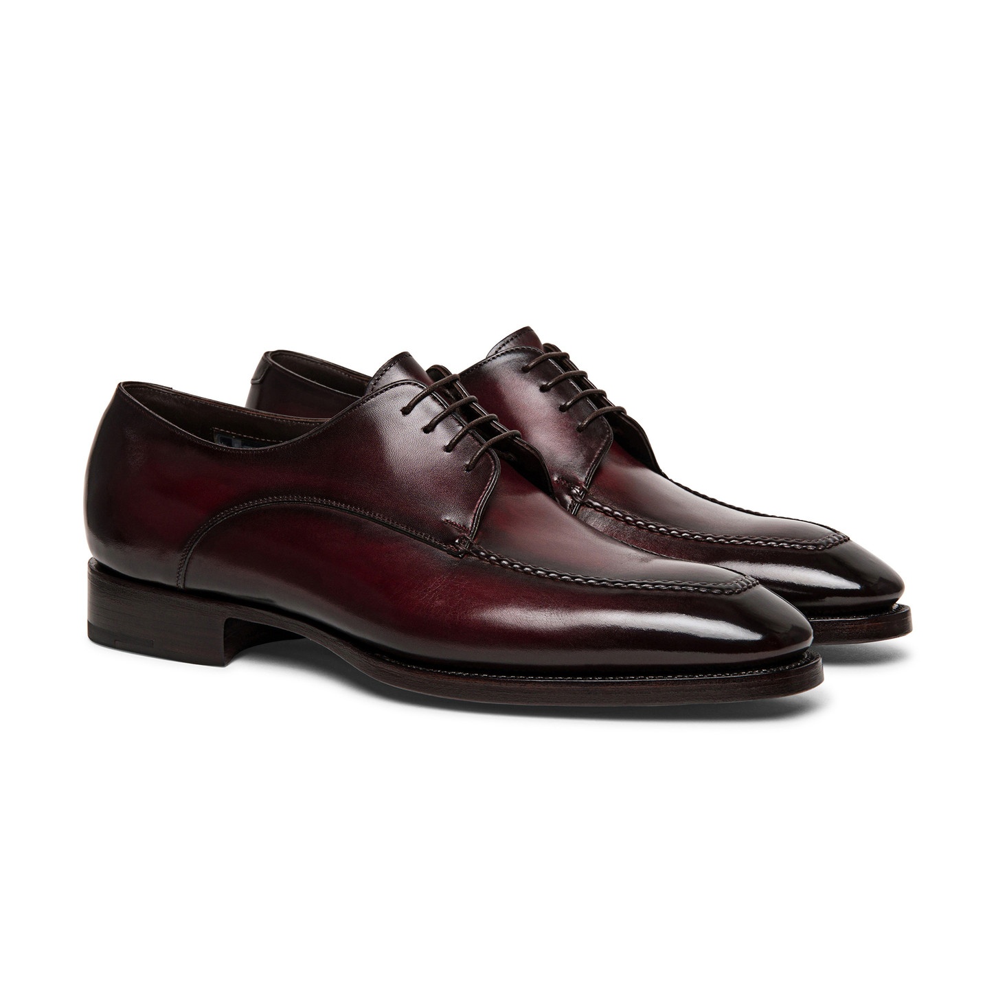 Men’s burgundy leather Limited Edition Derby shoe - 2