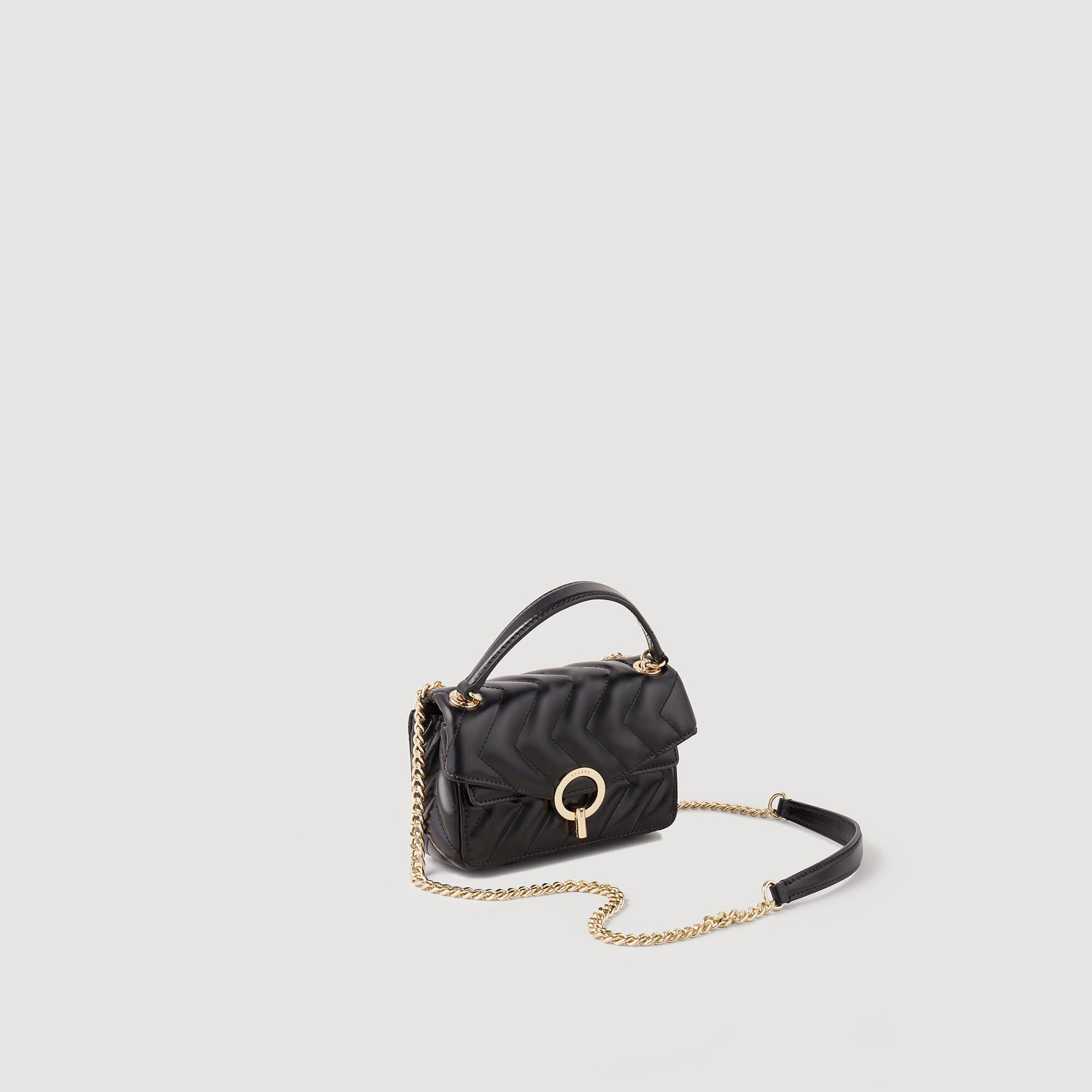 PLAIN LEATHER YZA MINI BAG - 4
