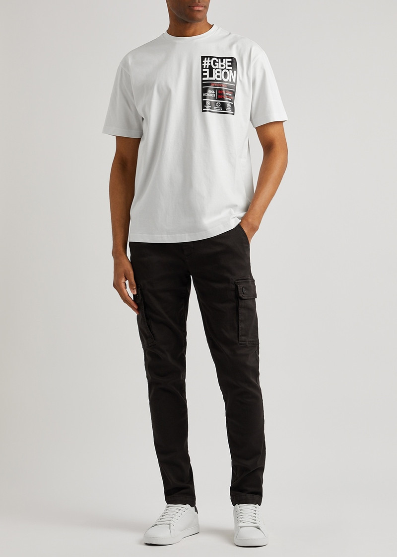 Moncler Grenoble White cotton T-shirt outlook