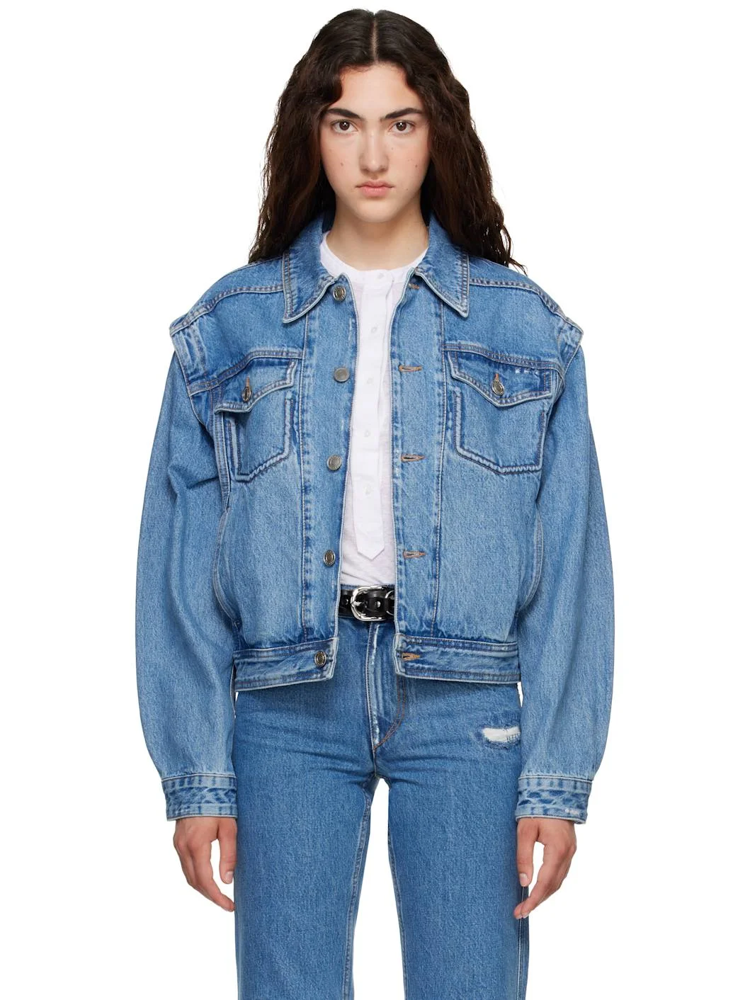 Blue Zyma Denim Jacket - 1