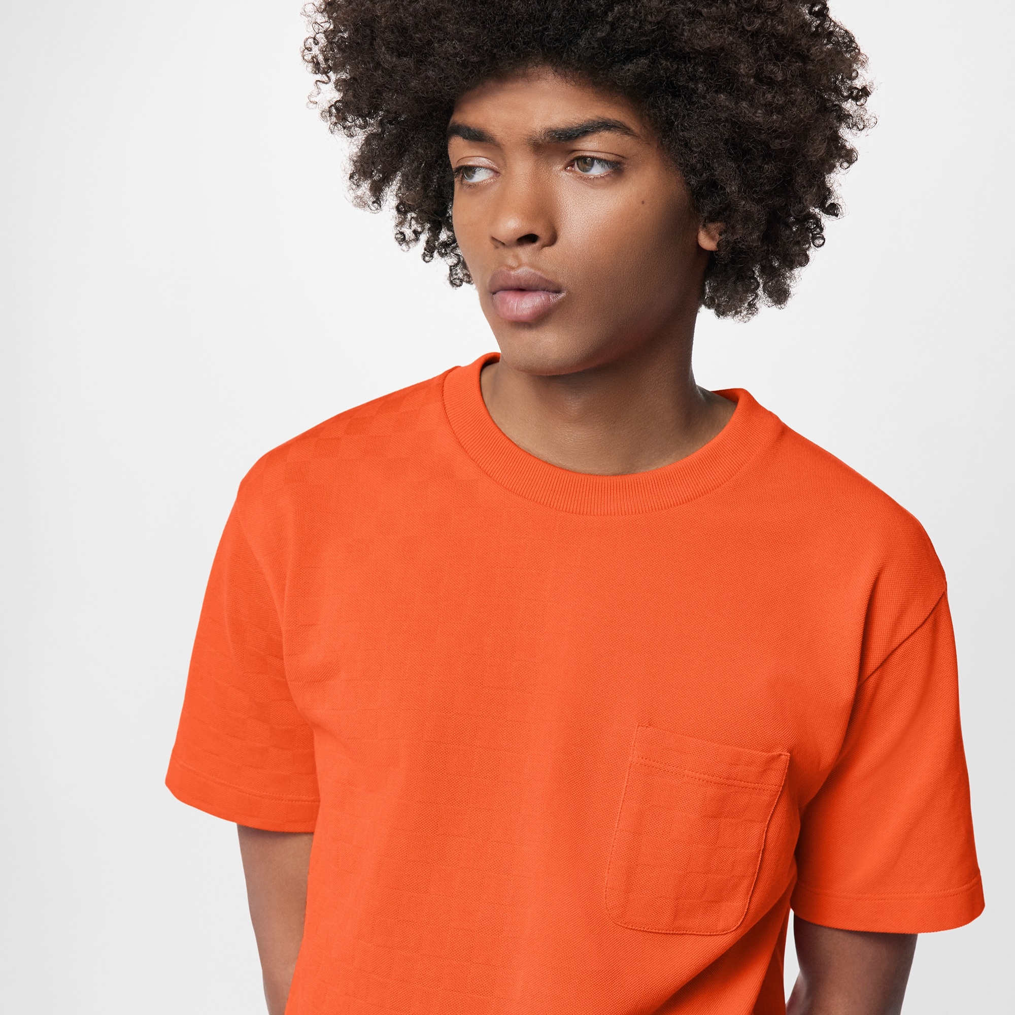 LVSE Half Damier Pocket T-Shirt - 4
