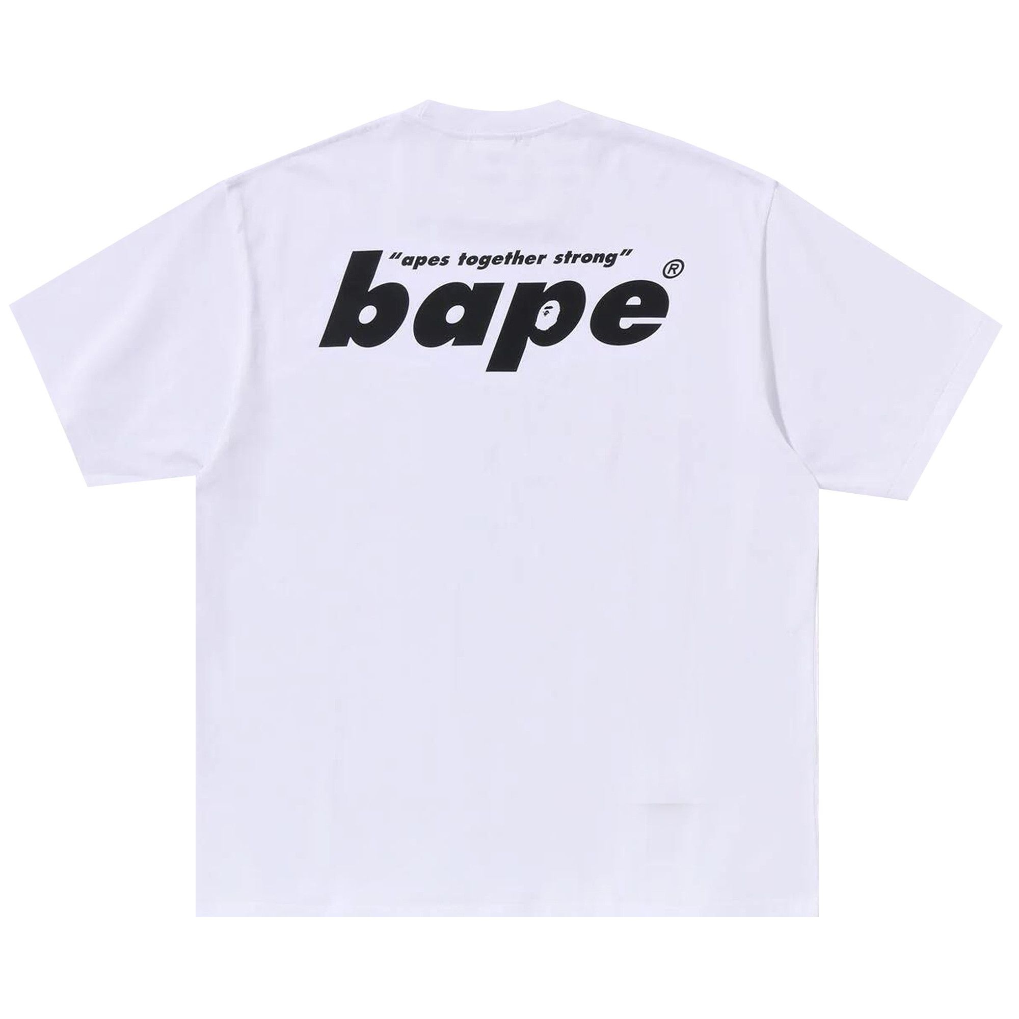 BAPE Shark Seijin Ape Head Relaxed Fit Tee 'White' - 2