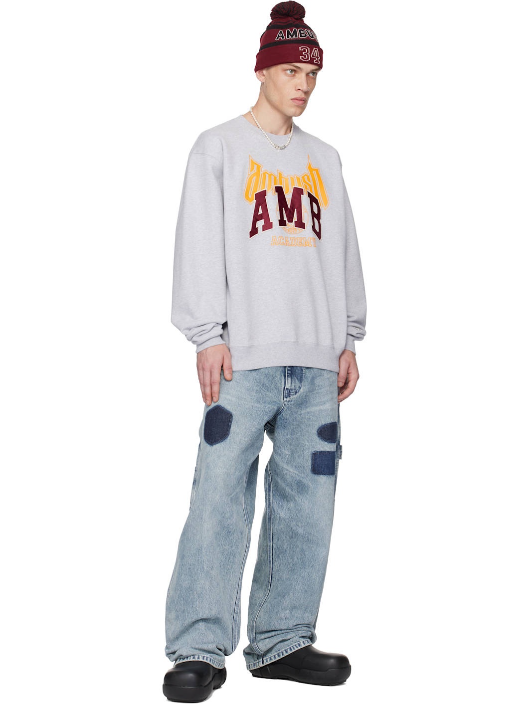 Gray Graphic Sweatshirt - 4