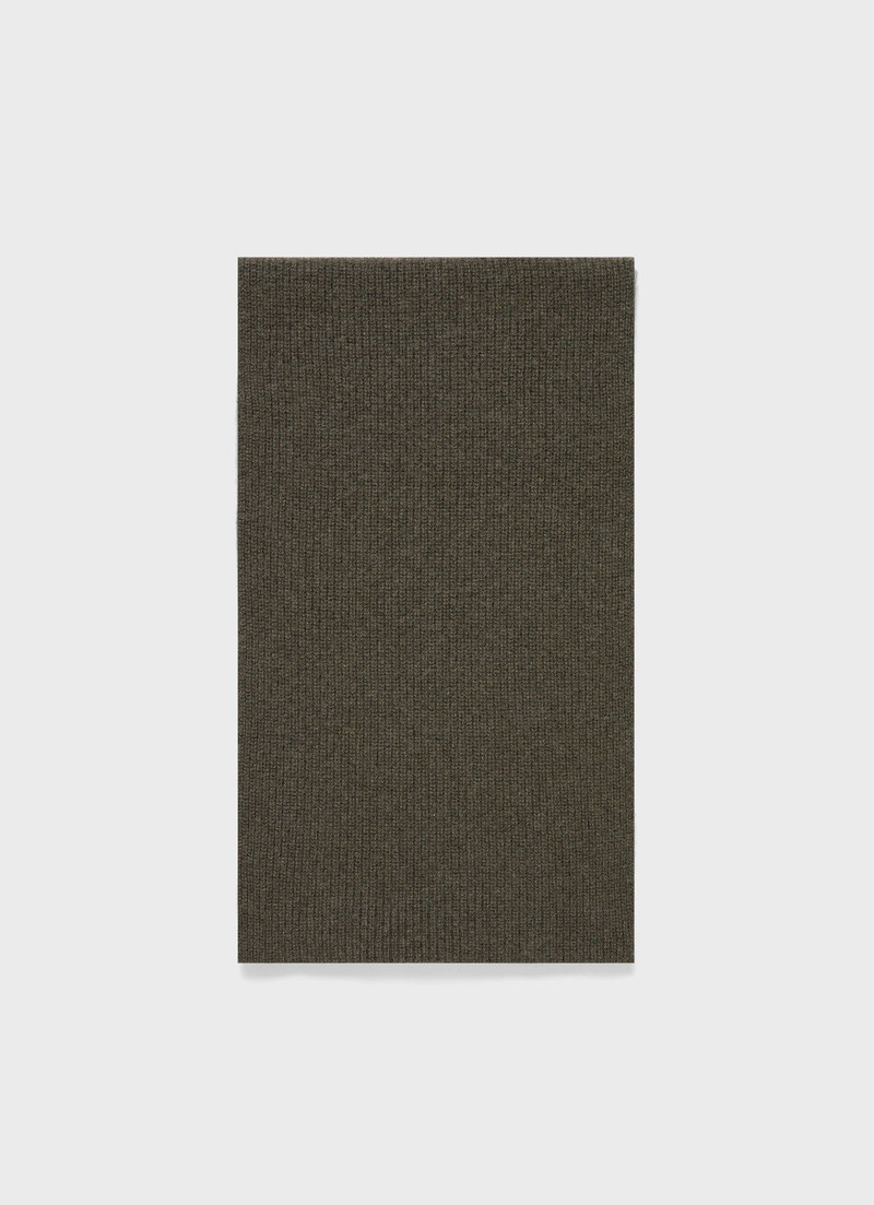 Cashmere Ribbed Scarf 1