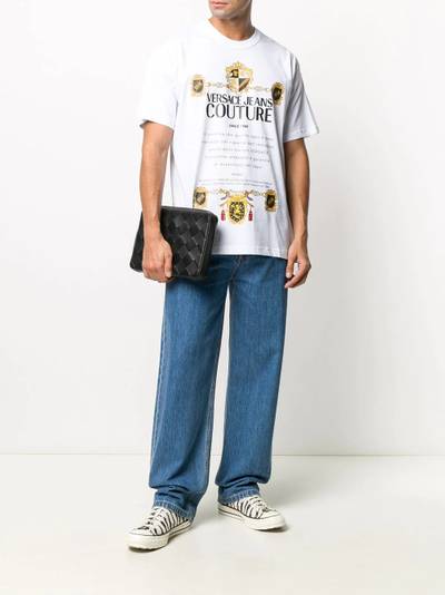 VERSACE JEANS COUTURE logo print T-shirt outlook